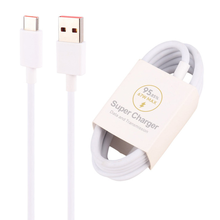 کابل تایپ سی فست شارژ 67W 1m ثانیه شمار max
